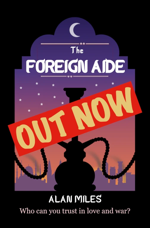 Cover for 'The Foreign Aide' showing a label 'Out Now'